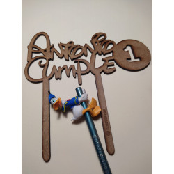 Cake Topper Cumpleaños en...