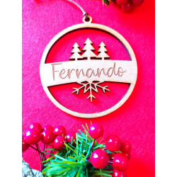 Bola de Navidad Pinos y...