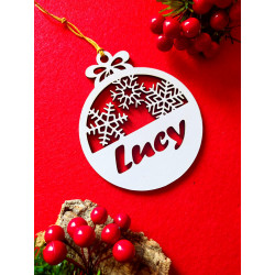 Bola de Navidad Copos...