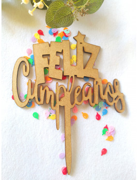 Cake Topper Cumpleaños