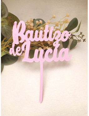 Cake Topper Bautizo