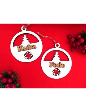 Bola de Navidad Pino...