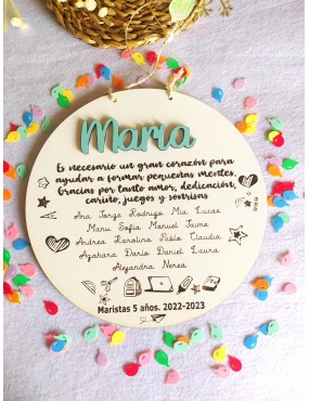 Placas en madera...