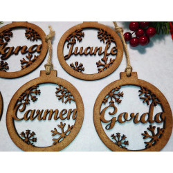 Bola de Navidad Copos...